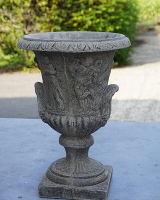 Il Cupido Bloembak Beton Grieks Met Oren H43 x B30 Cm