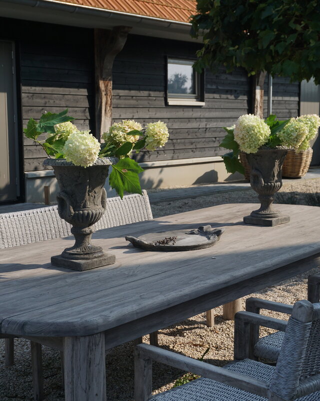 Il Cupido Bloembak Beton Grieks Met Oren H43 x B30 Cm