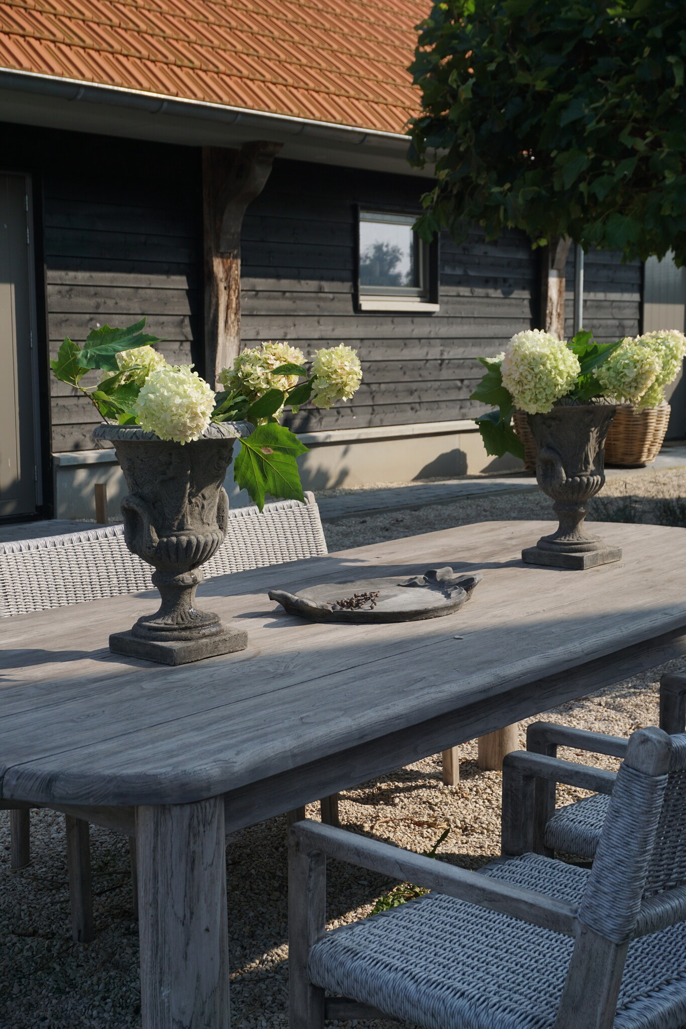 Il Cupido Bloembak Beton Grieks Met Oren H43 x B30 Cm