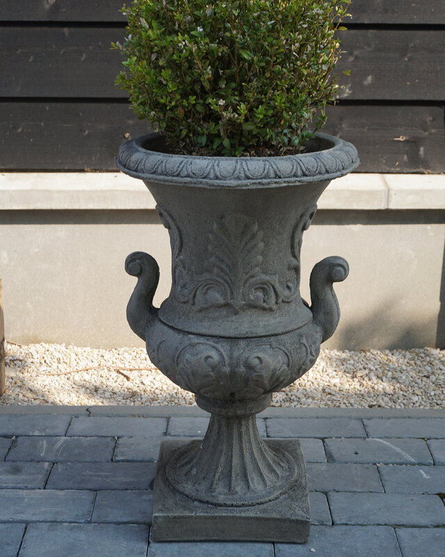 Il Cupido Bloembak Beton Grieks Met Oren H63 x B38 Cm