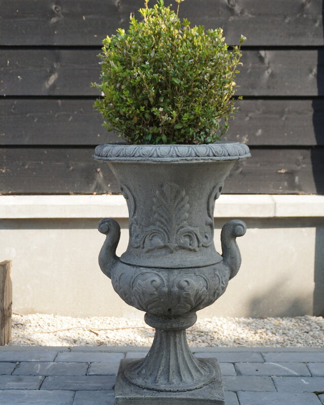 Il Cupido Bloembak Beton Grieks Met Oren H63 x B38 Cm