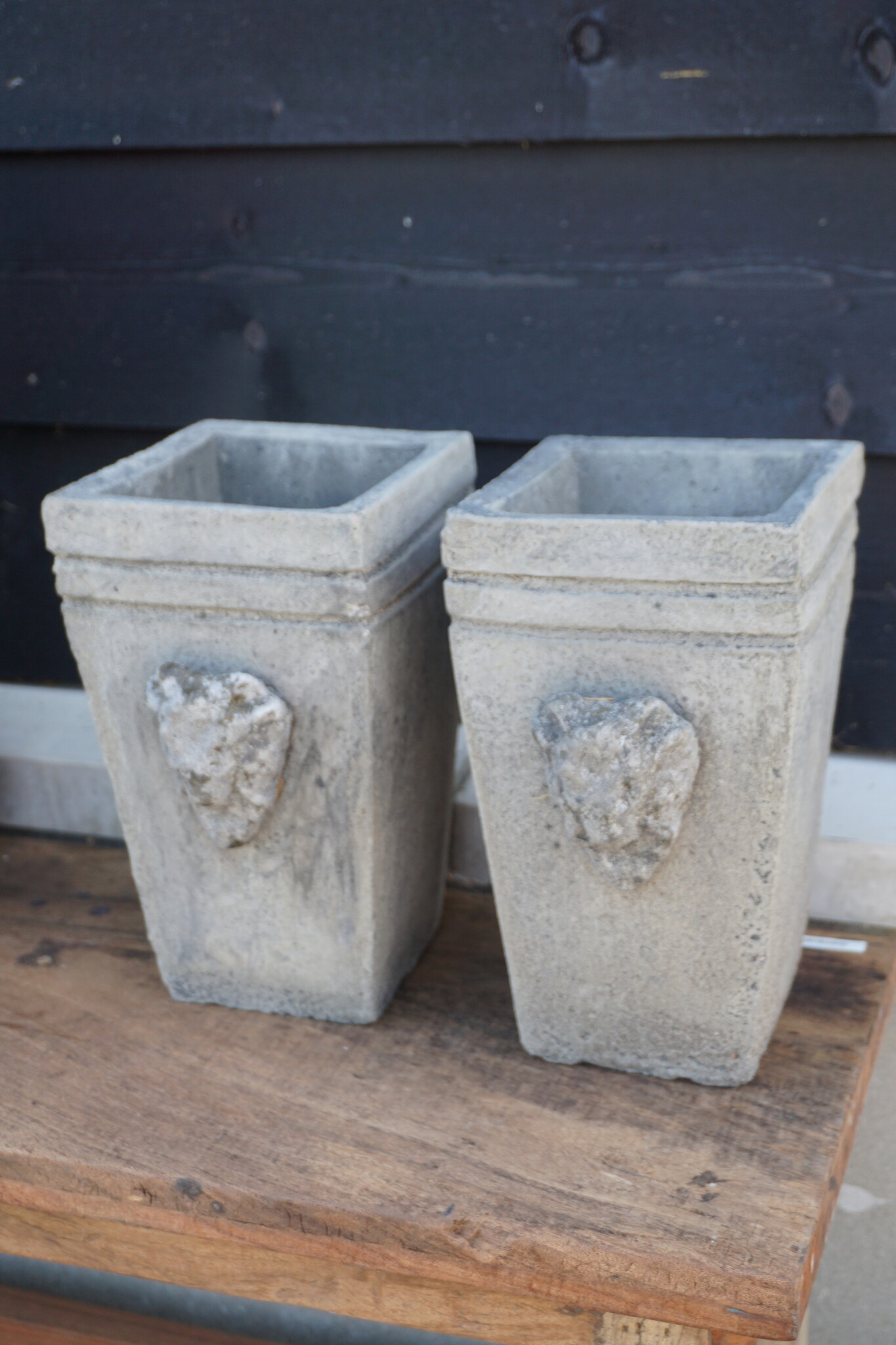 Il Cupido Pot Bloembak Beton Ramskop H30 x B17 Cm