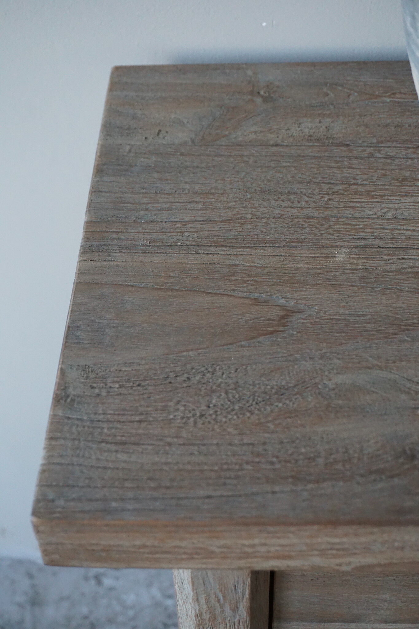 Rene Houtman Nachtkastje Teakhout Brown/Grey 1 Lade + Legplank H65xB50 Cm