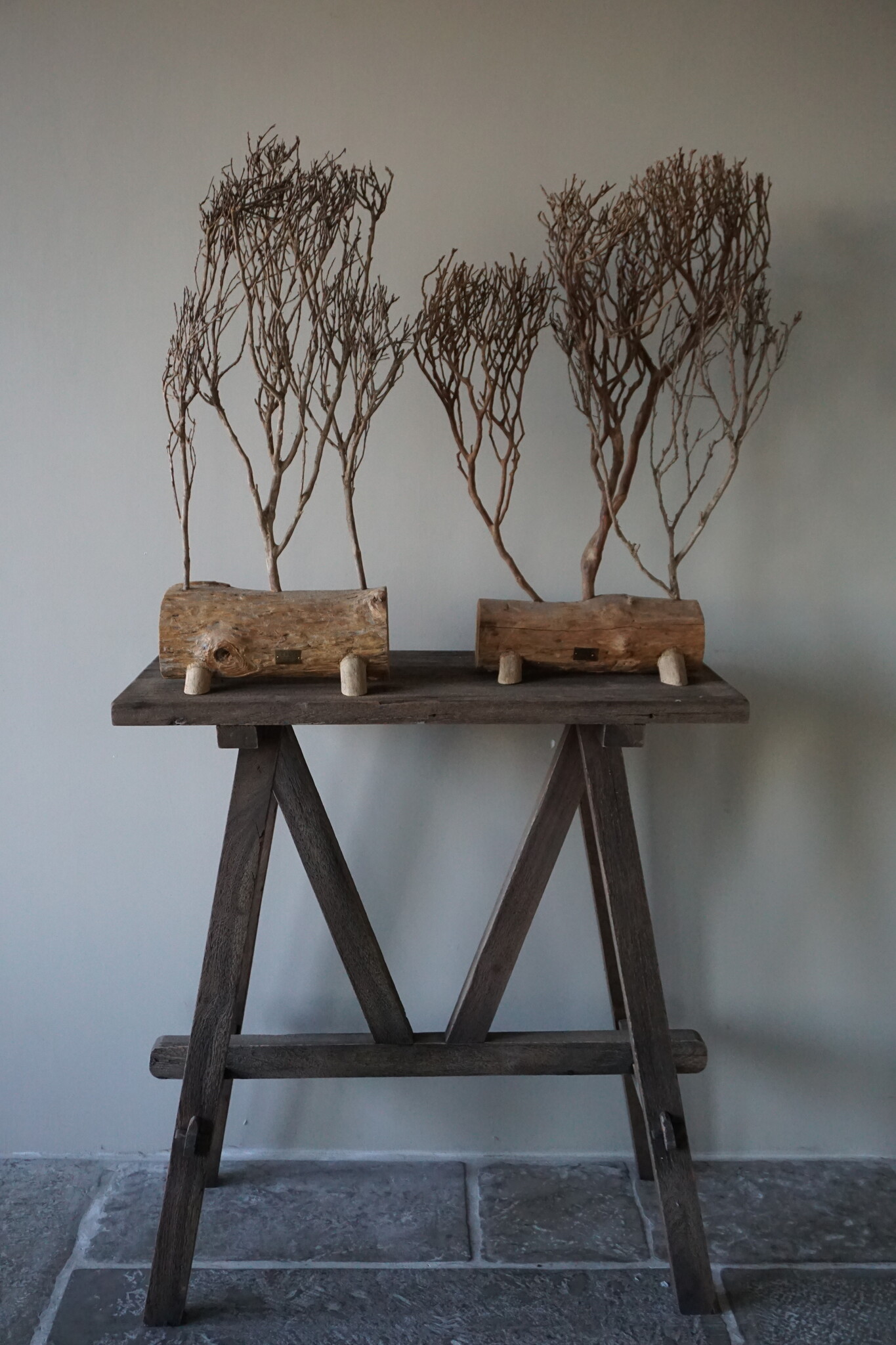 Rene Houtman Theeboompje Indonesie Op Standaard H68 x B31 Cm