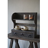 Wandrek 3 Lades Oud Hout Vintage H54xB50 Cm