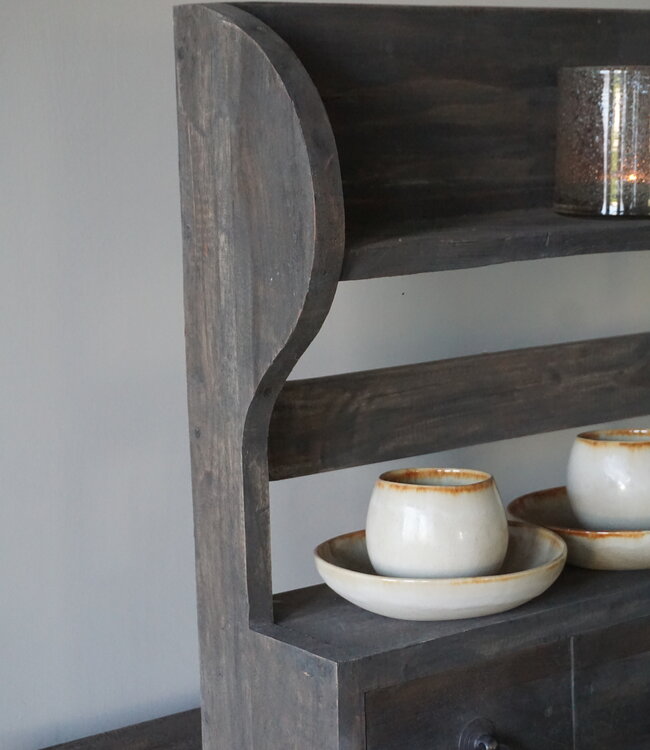 Rene Houtman Wandrek 3 Lades Oud Hout Vintage H54xB50 Cm