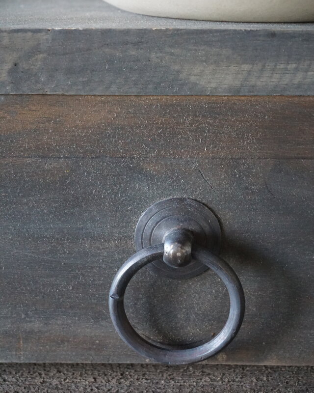 Rene Houtman Wandrek 3 Lades Oud Hout Vintage H54xB50 Cm