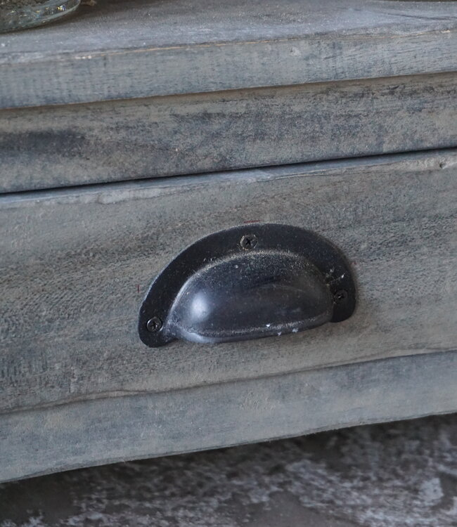 Rene Houtman Wandkastje/Medicijnkastje Met Lade & Deurtjes H70xB48xD25 Cm