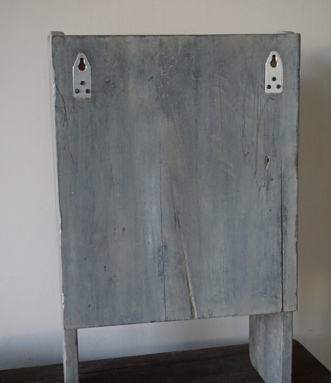 Rene Houtman Wandkastje/Medicijnkastje Met Lade & Deurtjes H70xB48xD25 Cm