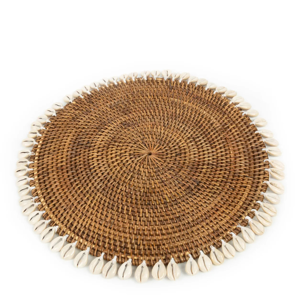 Bazar Bizar De Colonial Shell Placemat - Naturel Bruin