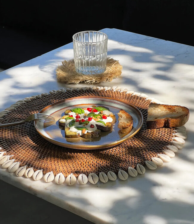 Bazar Bizar De Colonial Shell Placemat - Naturel Bruin