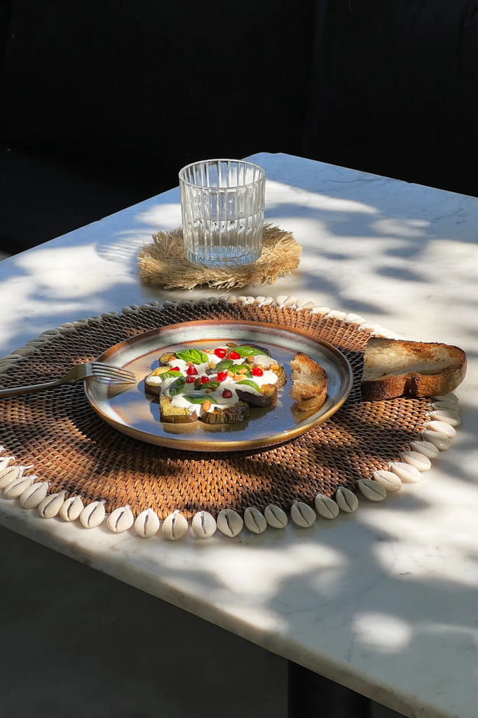 Bazar Bizar De Colonial Shell Placemat - Naturel Bruin