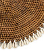 Bazar Bizar De Colonial Shell Placemat - Naturel Bruin