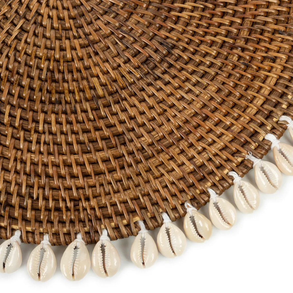 Bazar Bizar De Colonial Shell Placemat - Naturel Bruin