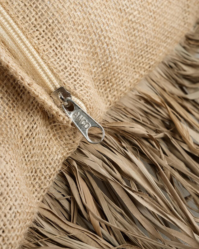 Bazar Bizar De Jute Bonita Kussenhoes - Naturel - 60x60