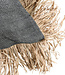 Bazar Bizar De Cotton Bonita Kussenhoes - Zwart Naturel - 60x60