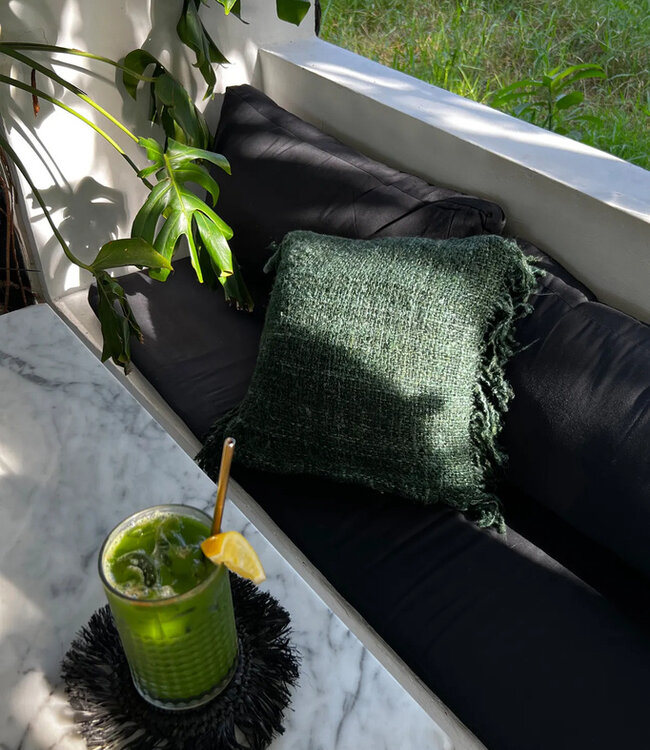 Bazar Bizar De Oh My Gee Kussenhoes -  Donkergroen - 60x60