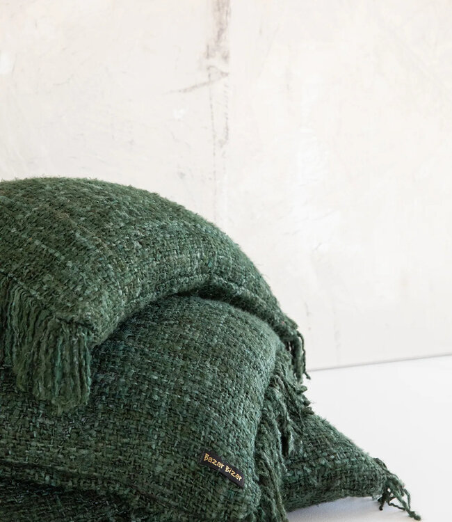 Bazar Bizar De Oh My Gee Kussenhoes -  Donkergroen - 60x60