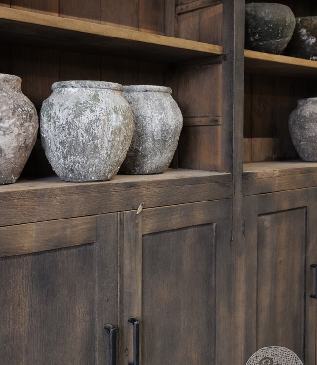 Be-Uniq Oude Boekenkast | Rustiek Verweerd | H245xB177xD32 cm