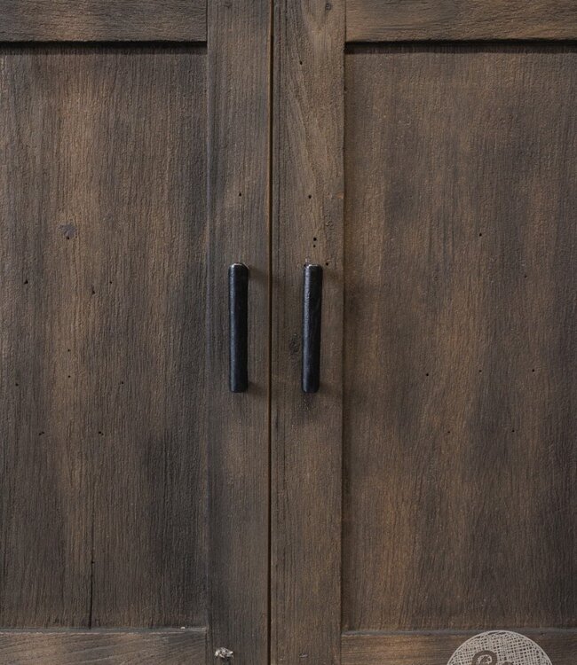 Be-Uniq Oude Boekenkast | Rustiek Verweerd | H245xB177xD32 cm