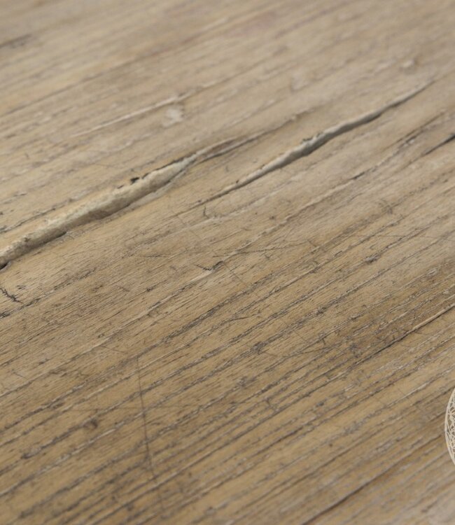 Be-Uniq Oude Wandtafel Met Plank | H80 x B157 x D34 cm