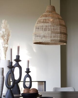 Light&Living Sagar Hanglamp - Zeegras - 50 x H57 cm
