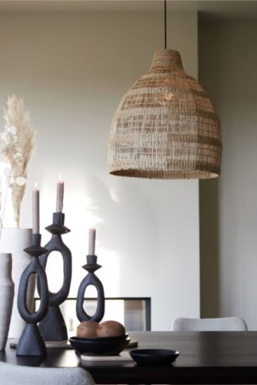 Light&Living Sagar Hanglamp - Zeegras - 50 x H57 cm