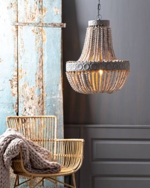 Light&Living Luna Kralen Hanglamp - 51 x H63 cm