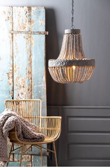Light&Living Luna Kralen Hanglamp - 51 x H63 cm