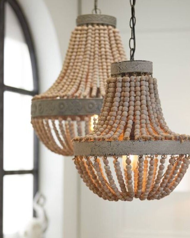 Light&Living Luna Kralen Hanglamp - 35,5 x H45 cm