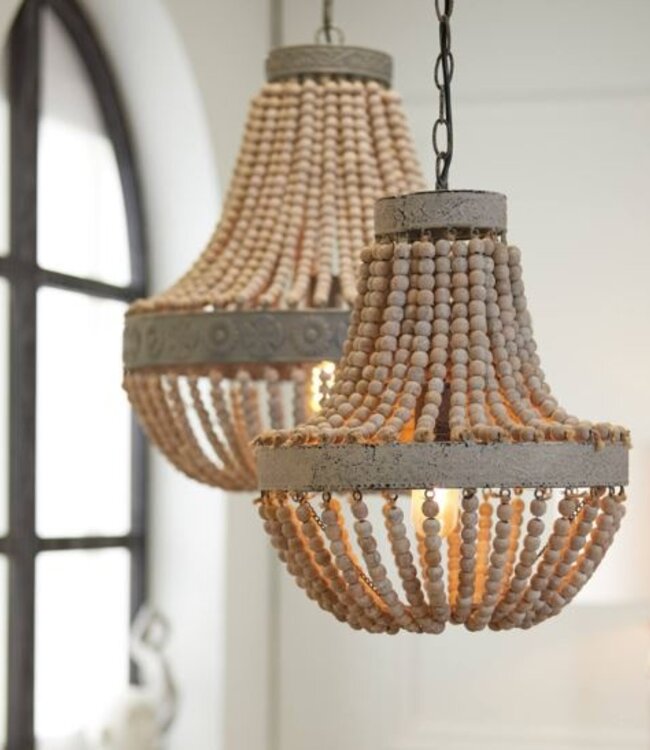 Light&Living Luna Kralen Hanglamp - 35,5 x H45 cm