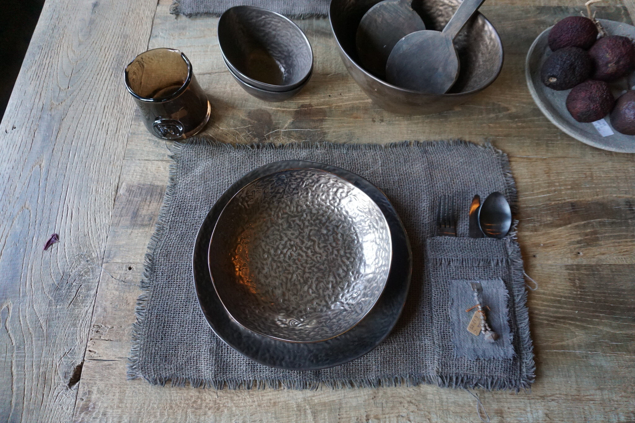 Rene Houtman Placemat Bruin | Landelijk | L36 x B53 cm