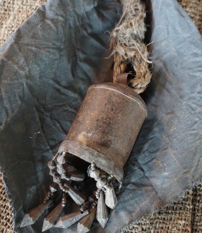 Rene Houtman Kerstbel Met Kalkdoek | Small | H40 cm