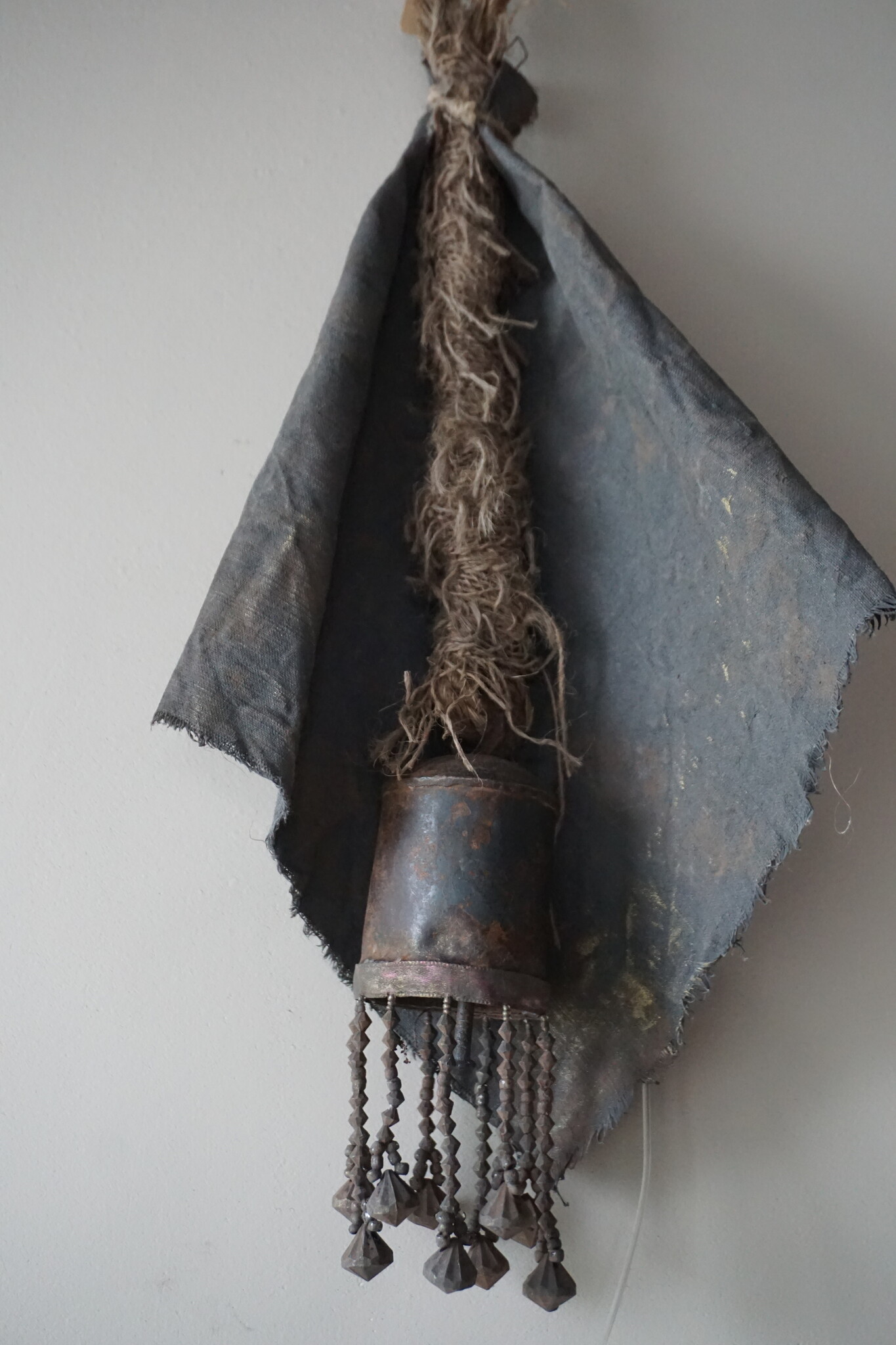 Rene Houtman Kerstbel Met Kalkdoek | Small | H40 cm