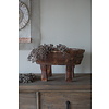 Ovale Olijfbak Op Pootjes | H28 x B48 x D30,5 cm