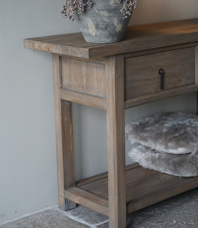 Rene Houtman Oude Houten Sidetable | H86 x B140 x D44 cm