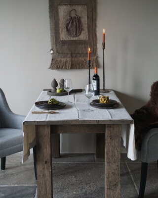 Luksa Home Collection Tafelkleed Beige | 100% Linnen | L280 x B140 cm