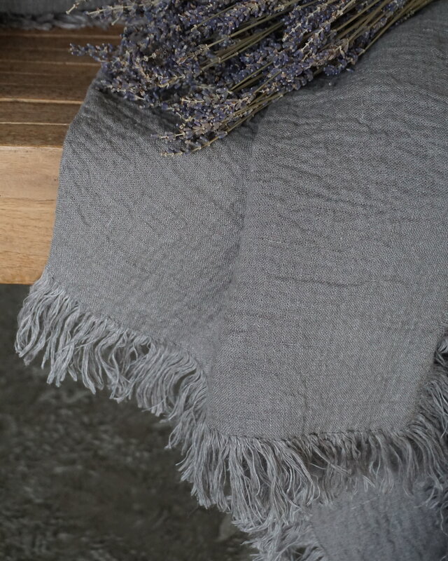 Luksa Home Collection Plaid Louise Taupe | 180 x 140 cm