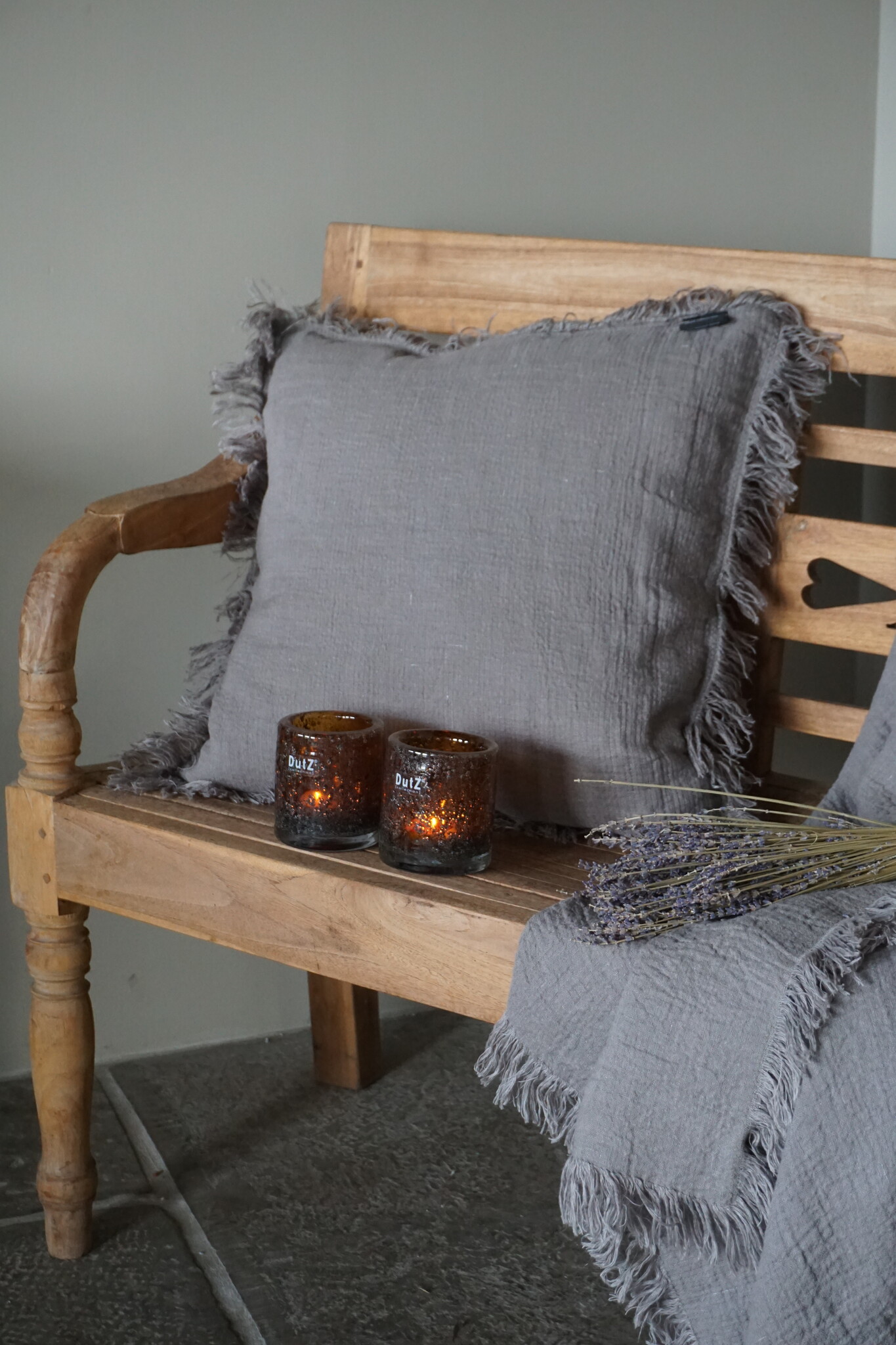 Luksa Home Collection Linnen Sierkussen | Taupe | 3 Maten