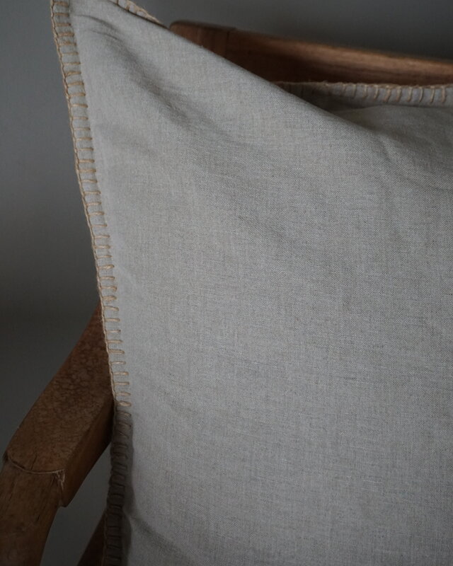 Rene Houtman Ibiza Stitch Kussenhoes | Ginger | 70 x 70 cm