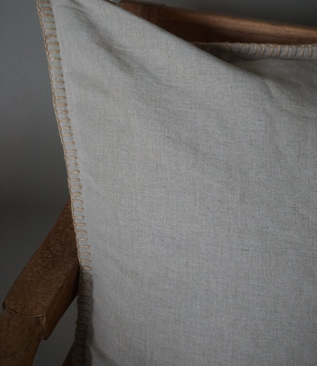 Rene Houtman Ibiza Stitch Kussenhoes | Ginger | 70 x 70 cm