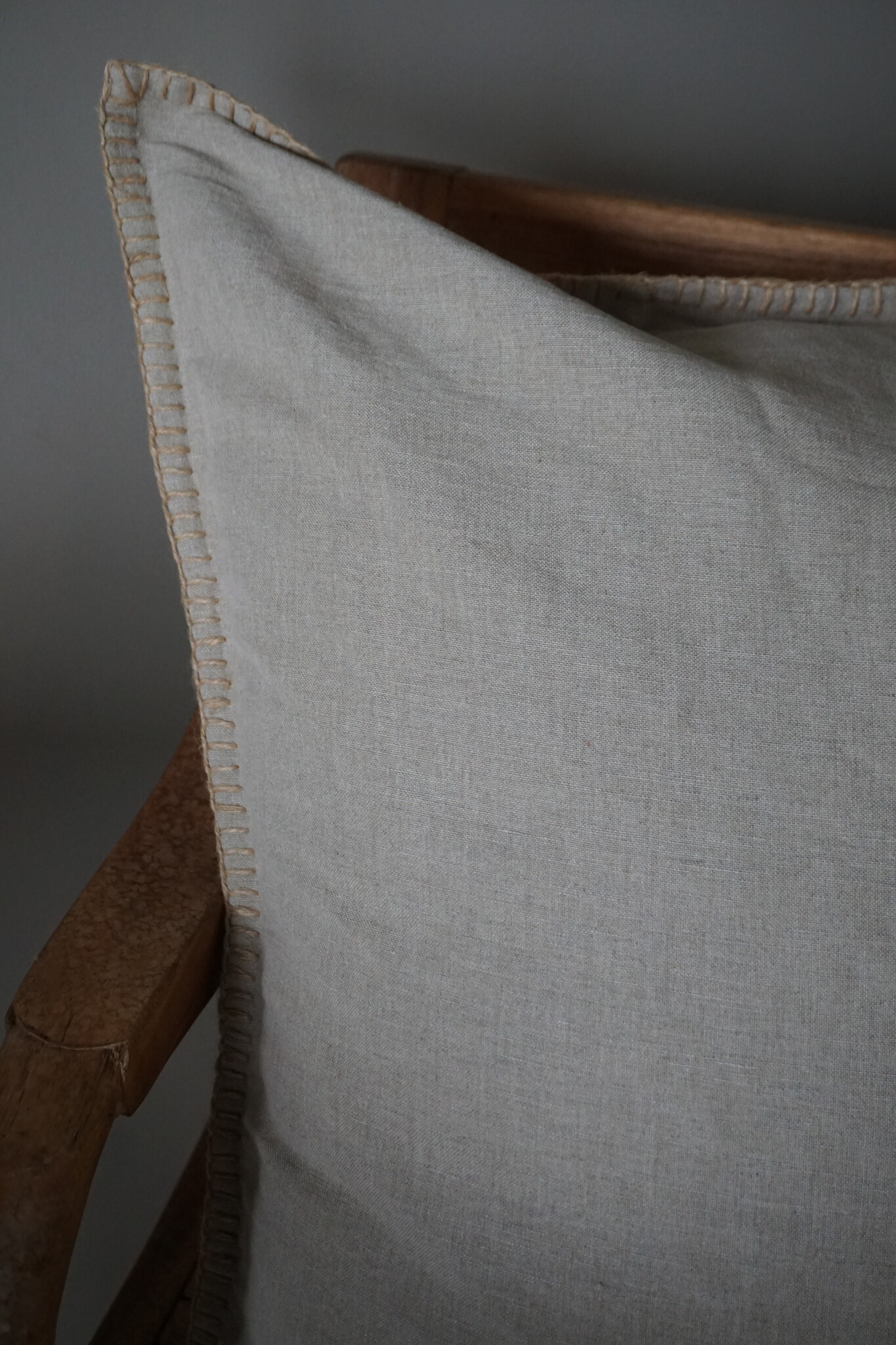Rene Houtman Ibiza Stitch Kussenhoes | Ginger | 70 x 70 cm