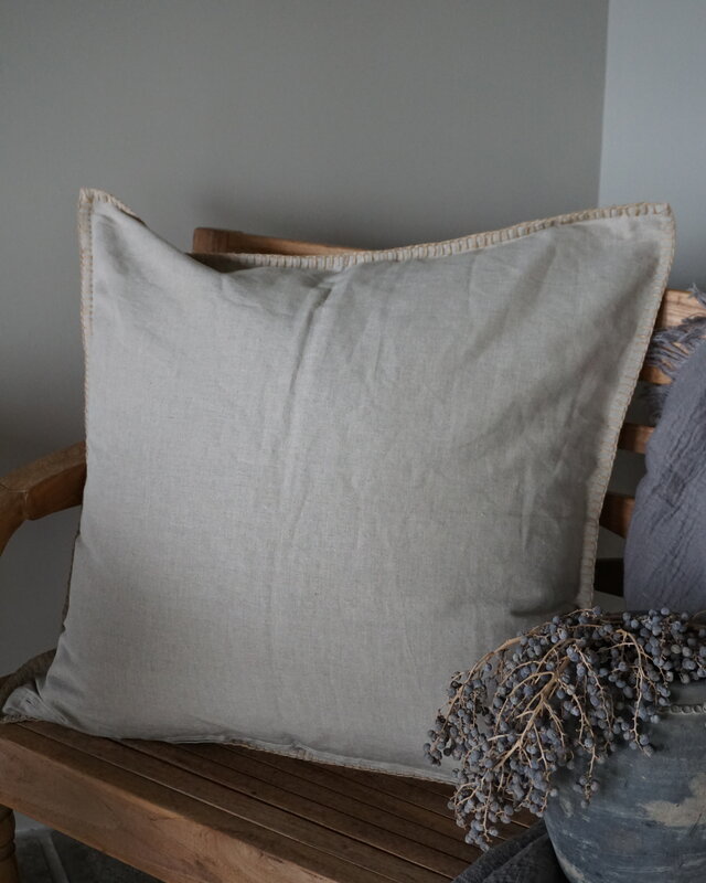 Rene Houtman Ibiza Stitch Kussenhoes | Ginger | 70 x 70 cm
