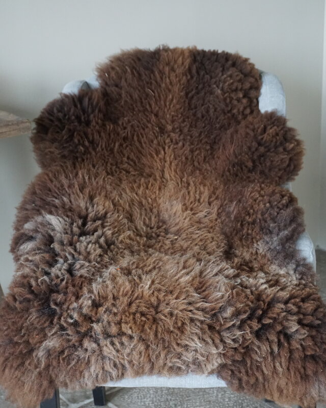 Rene Houtman Schapenvacht | Bruin | H90 x B75 cm