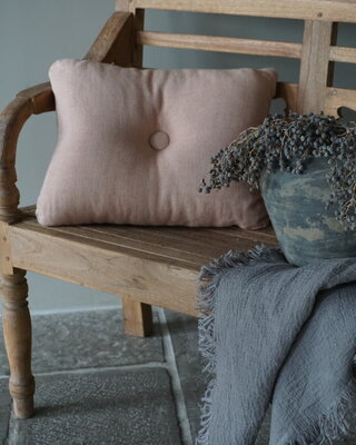 Rene Houtman Ibiza Button Cushion | Ginger | 40 x 50 cm