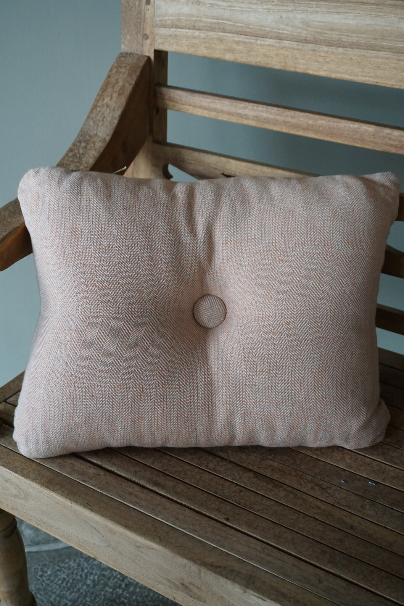 Rene Houtman Ibiza Button Cushion | Ginger | 40 x 50 cm