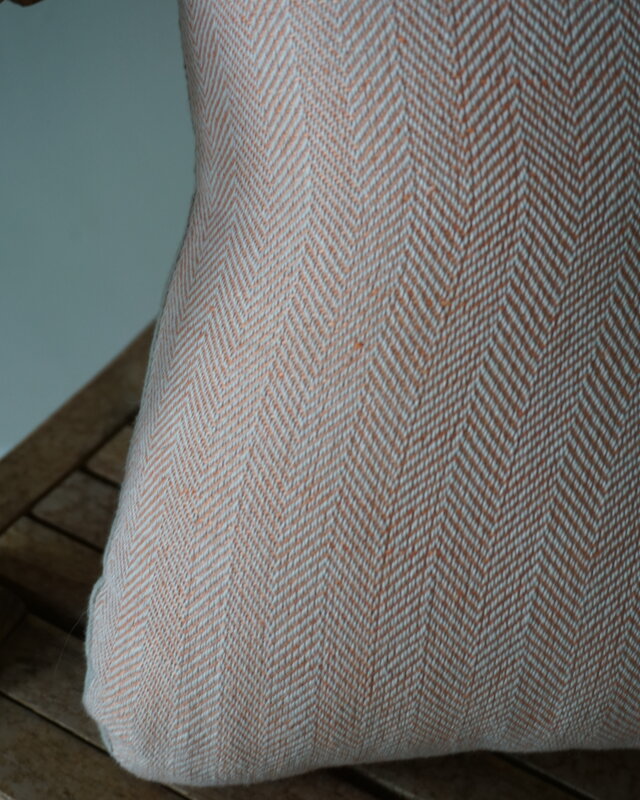 Rene Houtman Ibiza Button Cushion | Ginger | 40 x 50 cm