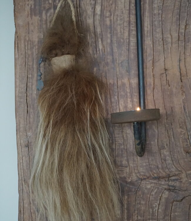 Rene Houtman Wol Toef | Licht Bruin | H30 x B13 cm