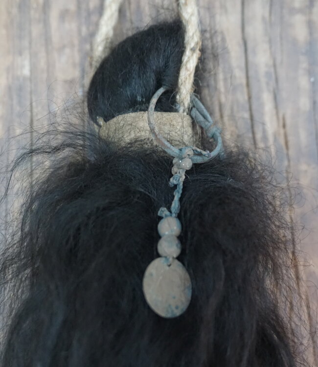 Rene Houtman Wol Toef | Bruin | H30 x B13 cm