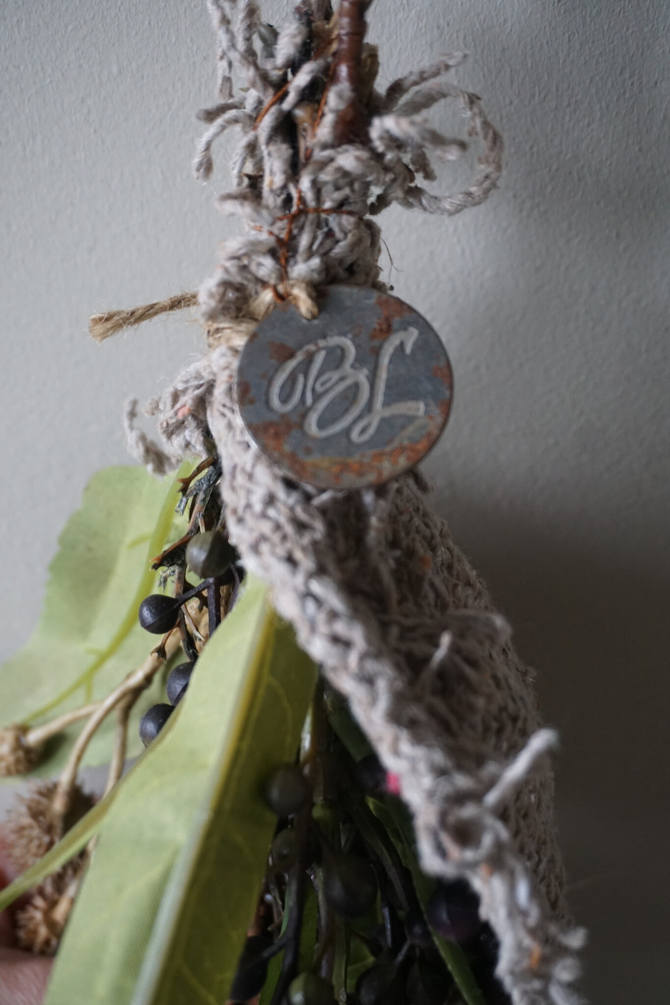 Rene Houtman Kunst Toef Met Shabby Doek | H35 x B16 cm